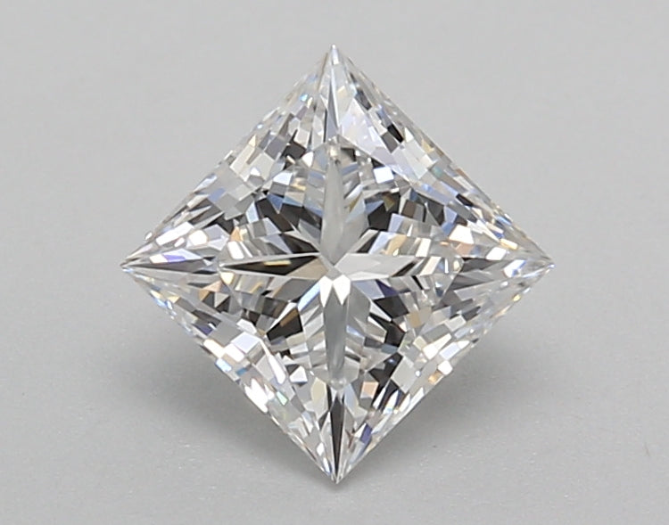 1.03 Carat Princess Shaped, Excellent Cut, E Color, VVS1 Clarity, IGI Certified Lab Grown Diamond