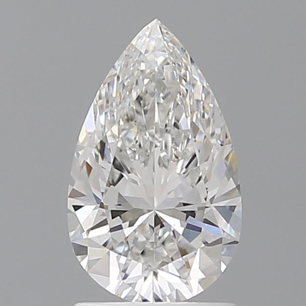 1.57 Carat Pear Shaped, Excellent Cut, E Color, VVS2 Clarity, IGI Certified Lab Grown Diamond