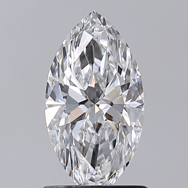 1.13 Carat Marquise Shaped, Excellent Cut, D Color, VVS2 Clarity, IGI Certified Lab Grown Diamond