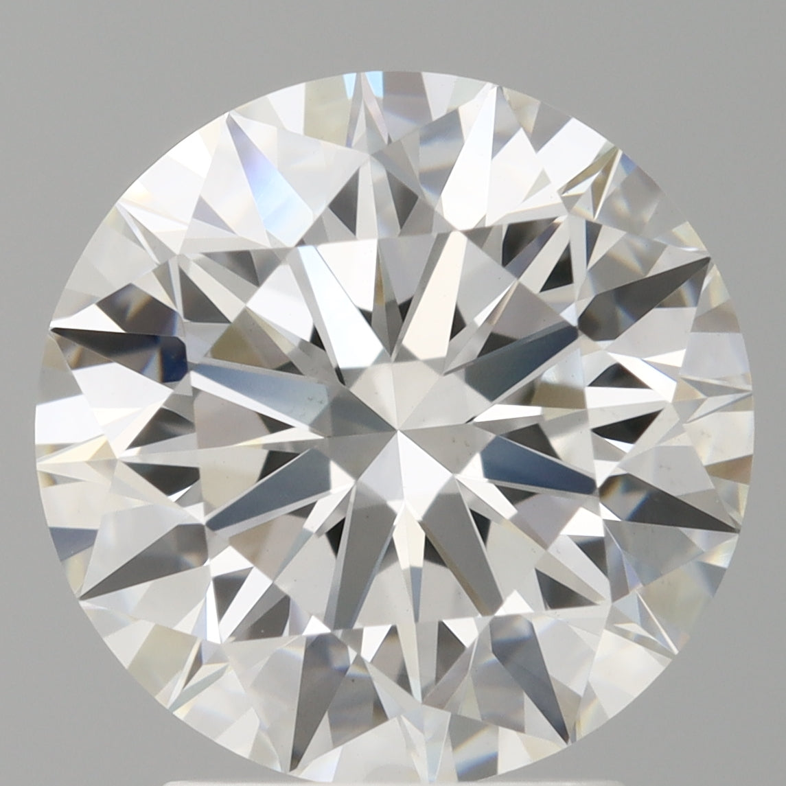 3.03 Carat Round Shaped, Ideal Cut, E Color, VVS2 Clarity, IGI Certified Lab Grown Diamond