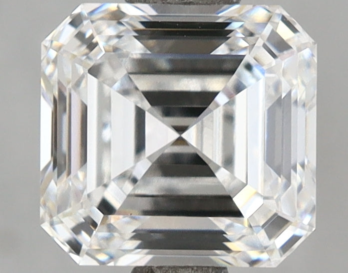 1.99 Carat Asscher Shaped, Ideal Cut, D Color, VVS2 Clarity, IGI Certified Lab Grown Diamond