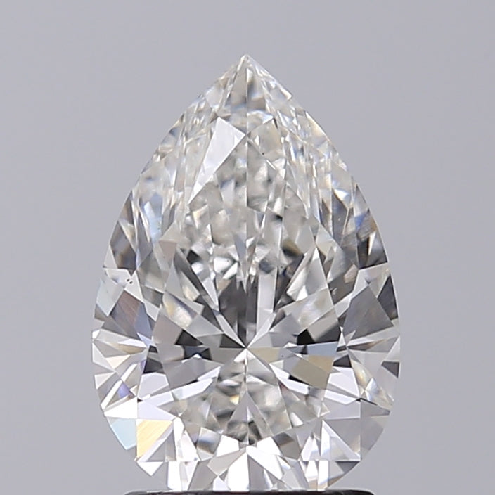 2.04 Carat Pear Shaped, Ideal Cut, G Color, VS1 Clarity, GIA Certified Lab Grown Diamond