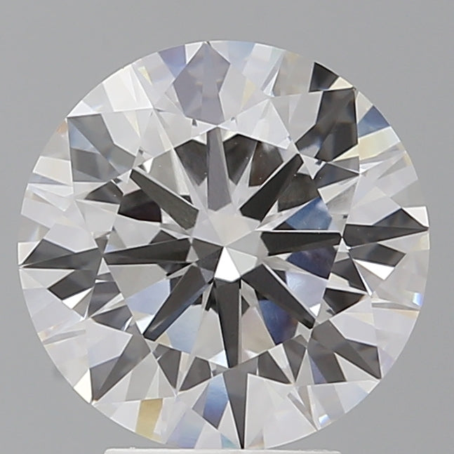 4.07 Carat Round Shaped, Ideal Cut, F Color, VVS2 Clarity, IGI Certified Lab Grown Diamond