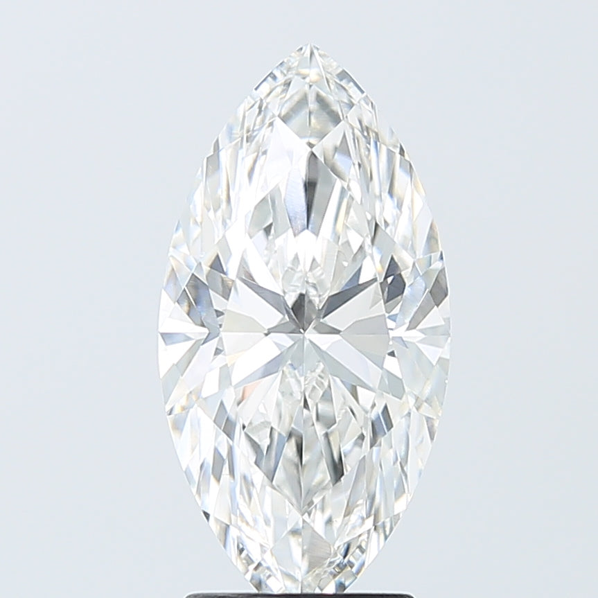 3.08 Carat Marquise Shaped, Ideal Cut, E Color, VS1 Clarity, IGI Certified Lab Grown Diamond