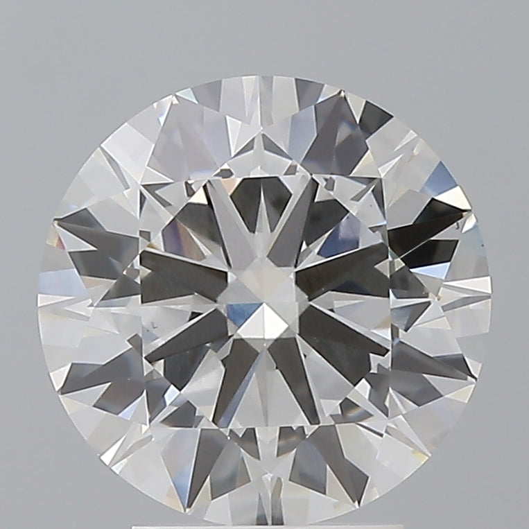 3.51 Carat Round Shaped, Ideal Cut, F Color, VVS2 Clarity, IGI Certified Lab Grown Diamond