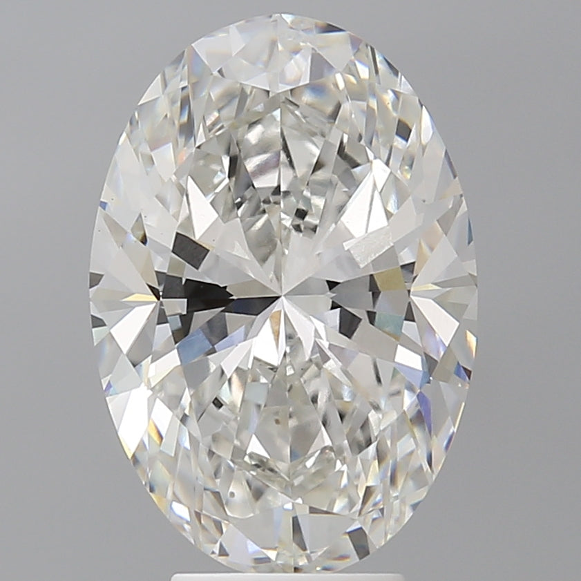 5.51 Carat Oval Shaped, Excellent Cut, F Color, VS1 Clarity, IGI Certified Lab Grown Diamond