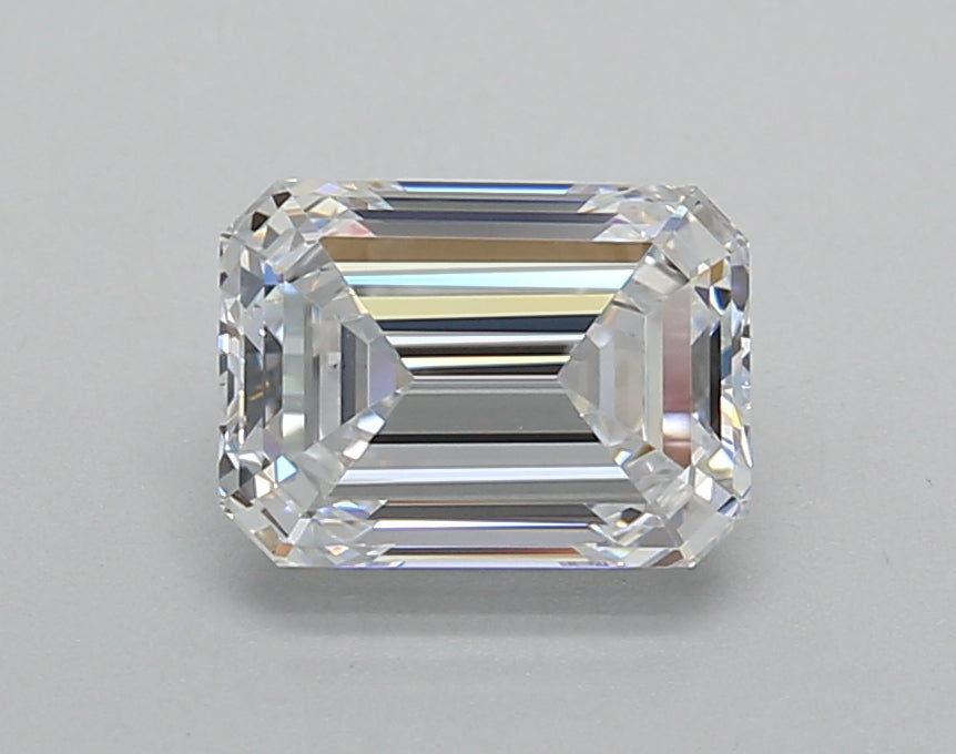 1.50 Carat Emerald Shaped, Very Good Cut, D Color, VS1 Clarity, IGI Certified Lab Grown Diamond