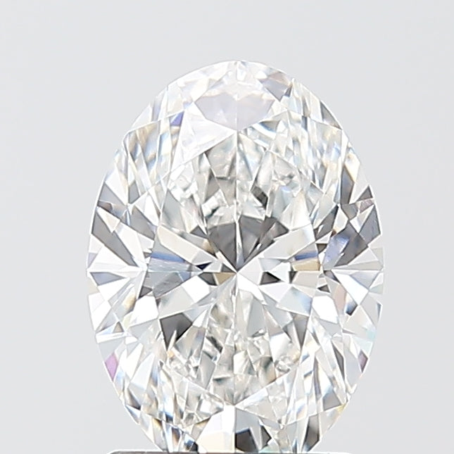 1.53 Carat Oval Shaped, Ideal Cut, E Color, VVS2 Clarity, IGI Certified Lab Grown Diamond