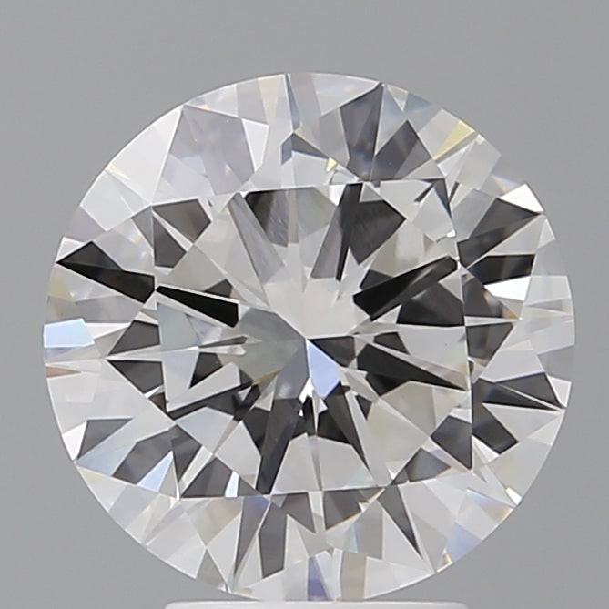 4.05 Carat Round Shaped, Excellent Cut, E Color, VVS2 Clarity, IGI Certified Lab Grown Diamond