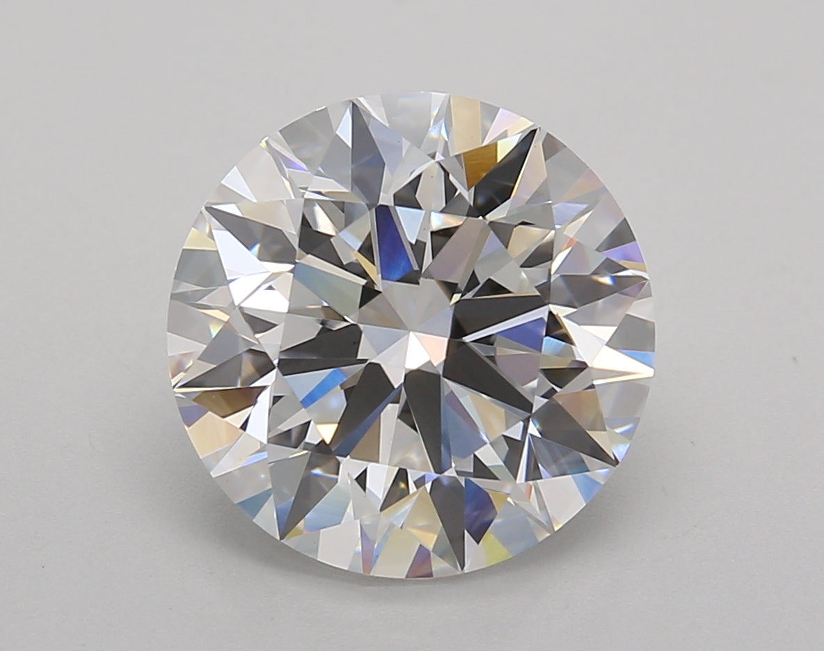 5.02 Carat Round Shaped, Ideal Cut, E Color, VS1 Clarity, IGI Certified Lab Grown Diamond