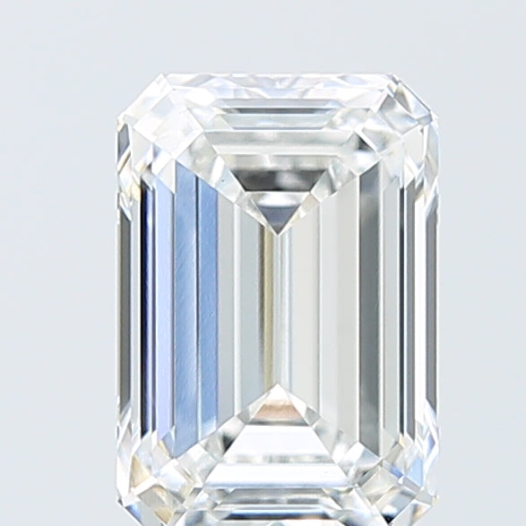 2.52 Carat Emerald Shaped, Ideal Cut, E Color, VS1 Clarity, IGI Certified Lab Grown Diamond