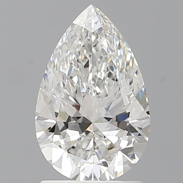 1.55 Carat Pear Shaped, Ideal Cut, E Color, VVS2 Clarity, IGI Certified Lab Grown Diamond