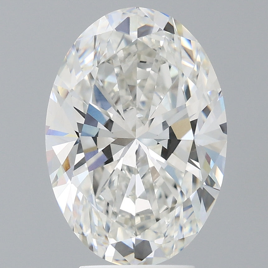 4.55 Carat Oval Shaped, Ideal Cut, F Color, VVS2 Clarity, IGI Certified Lab Grown Diamond