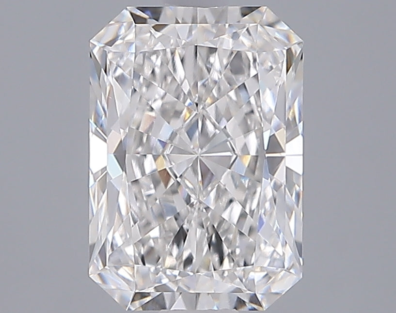 2.04 Carat Radiant Shaped, Ideal Cut, E Color, VVS1 Clarity, IGI Certified Lab Grown Diamond