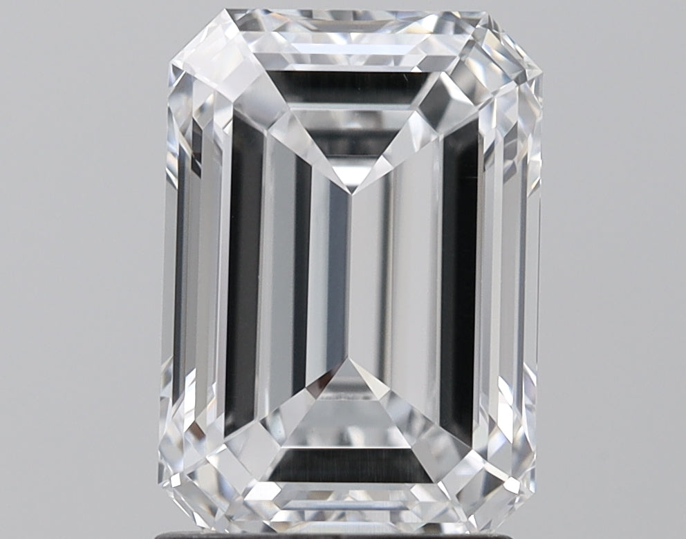 2.14 Carat Emerald Shaped, Ideal Cut, E Color, VS1 Clarity, IGI Certified Lab Grown Diamond