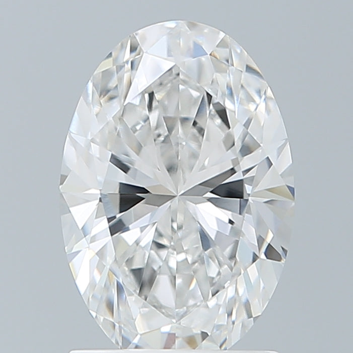 1.60 Carat Oval Shaped, Excellent Cut, D Color, VVS2 Clarity, IGI Certified Lab Grown Diamond