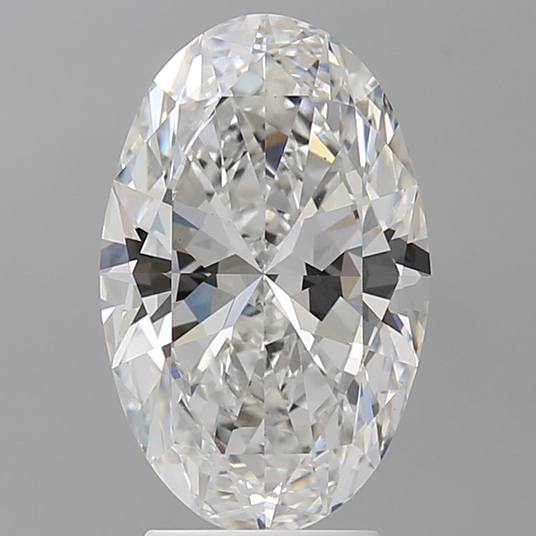 3.54 Carat Oval Shaped, Ideal Cut, F Color, VS1 Clarity, IGI Certified Lab Grown Diamond