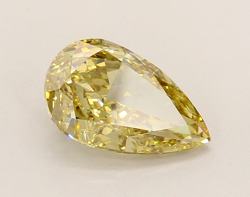 2.54 Carat Pear Shaped, Ideal Cut, VS1 Clarity, IGI Certified Lab Grown Diamond