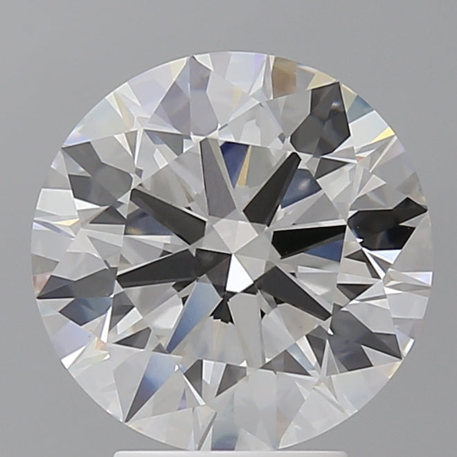 4.04 Carat Round Shaped, Ideal Cut, F Color, VVS2 Clarity, IGI Certified Lab Grown Diamond
