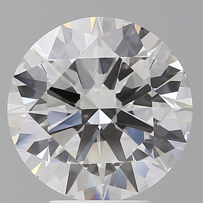 4.55 Carat Round Shaped, Excellent Cut, E Color, VVS2 Clarity, IGI Certified Lab Grown Diamond