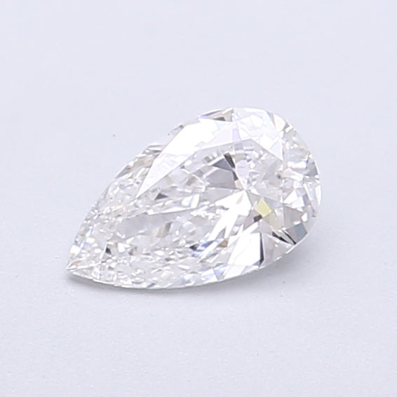 0.38 Carat Pear Shaped, Very Good Cut, D Color, VS1 Clarity, IGI Certified Lab Grown Diamond