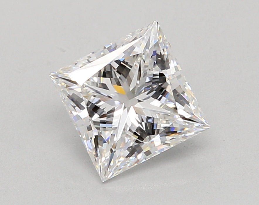 2.04 Carat Princess Shaped, Ideal Cut, E Color, VVS2 Clarity, IGI Certified Lab Grown Diamond