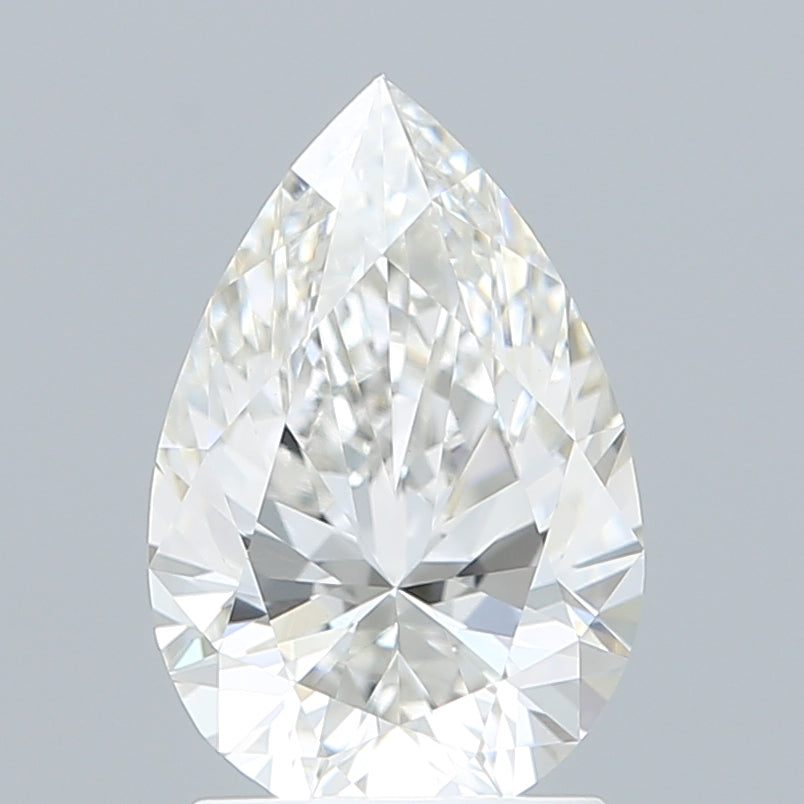1.82 Carat Pear Shaped, Ideal Cut, F Color, VS1 Clarity, IGI Certified Lab Grown Diamond