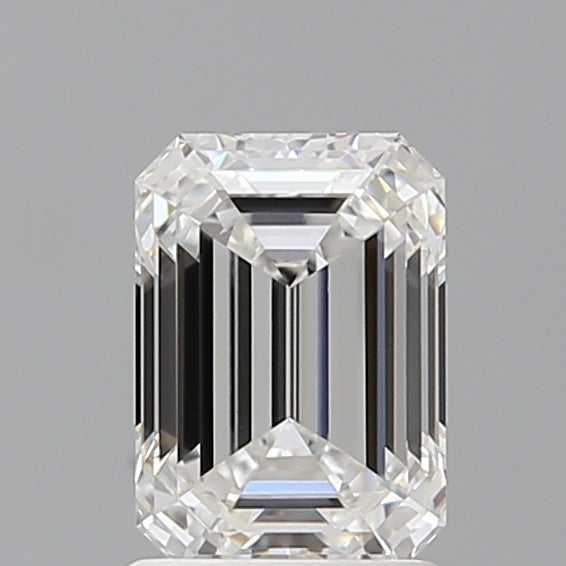 1.59 Carat Emerald Shaped, Ideal Cut, D Color, VVS2 Clarity, IGI Certified Lab Grown Diamond