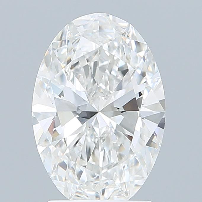 2.20 Carat Oval Shaped, Ideal Cut, E Color, VVS2 Clarity, IGI Certified Lab Grown Diamond