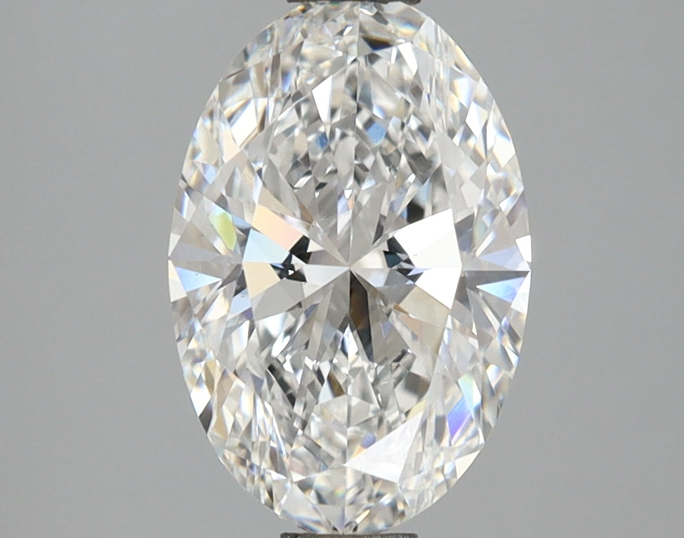 2.07 Carat Oval Shaped, Ideal Cut, E Color, VS1 Clarity, IGI Certified Lab Grown Diamond