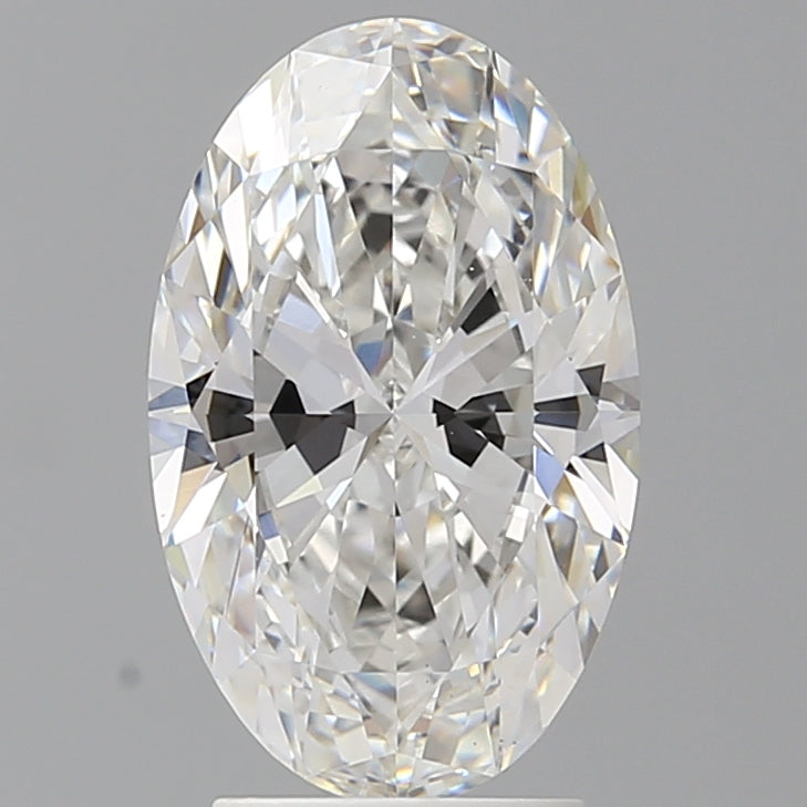 3.00 Carat Oval Shaped, Ideal Cut, E Color, VVS2 Clarity, IGI Certified Lab Grown Diamond