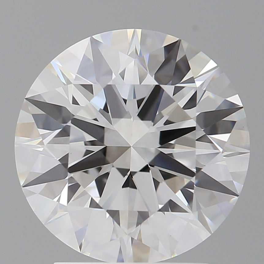 2.60 Carat Round Shaped, Ideal Cut, E Color, VVS2 Clarity, IGI Certified Lab Grown Diamond