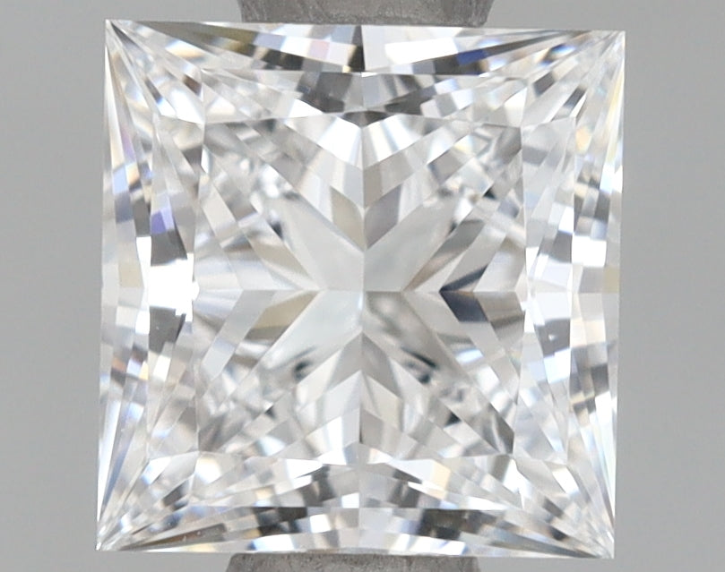 1.03 Carat Princess Shaped, Excellent Cut, D Color, VVS1 Clarity, IGI Certified Lab Grown Diamond