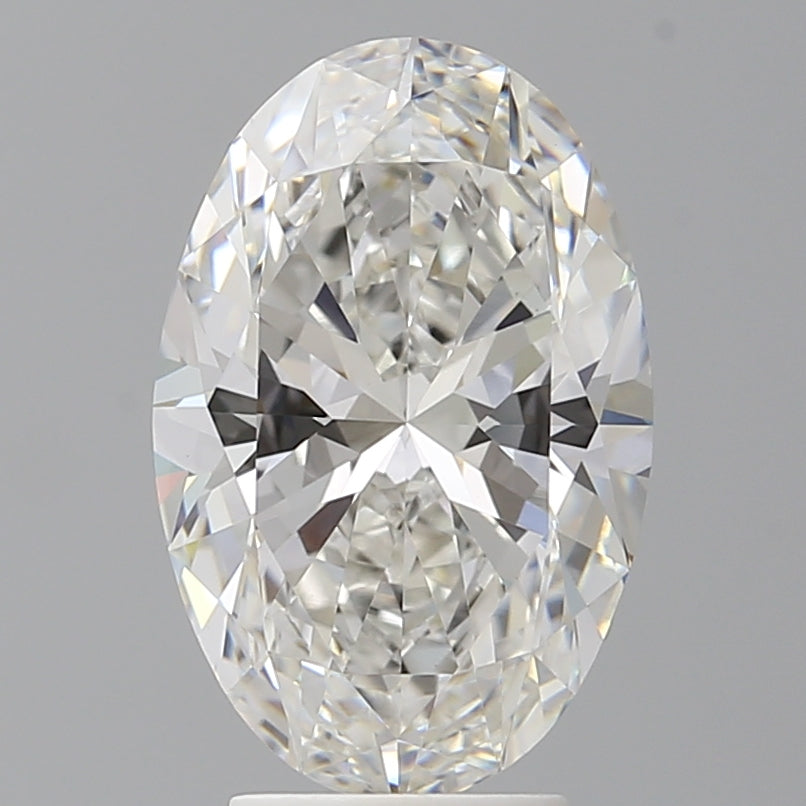 4.07 Carat Oval Shaped, Ideal Cut, F Color, VVS2 Clarity, IGI Certified Lab Grown Diamond