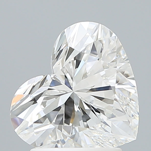 2.20 Carat Heart Shaped, Ideal Cut, E Color, VVS2 Clarity, IGI Certified Lab Grown Diamond