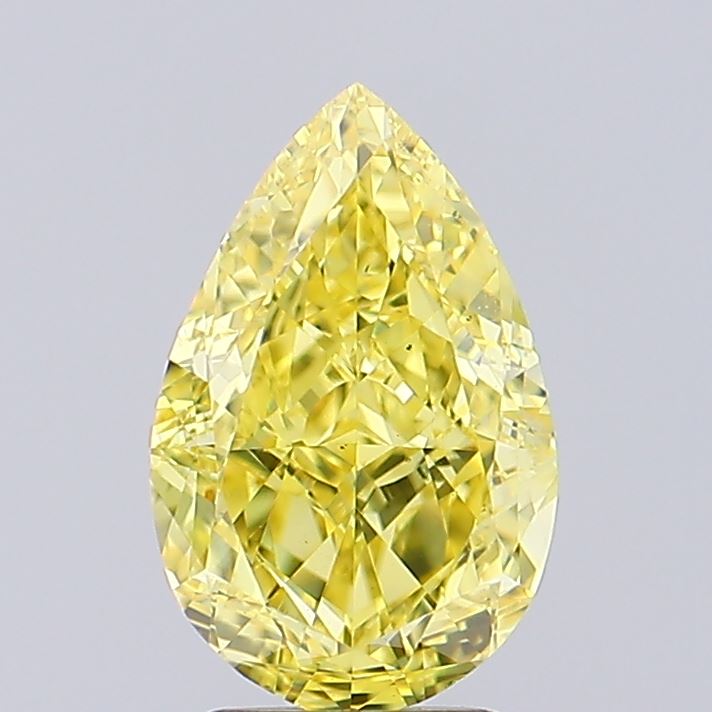 2.04 Carat Pear Shaped, Excellent Cut, VS1 Clarity, IGI Certified Lab Grown Diamond
