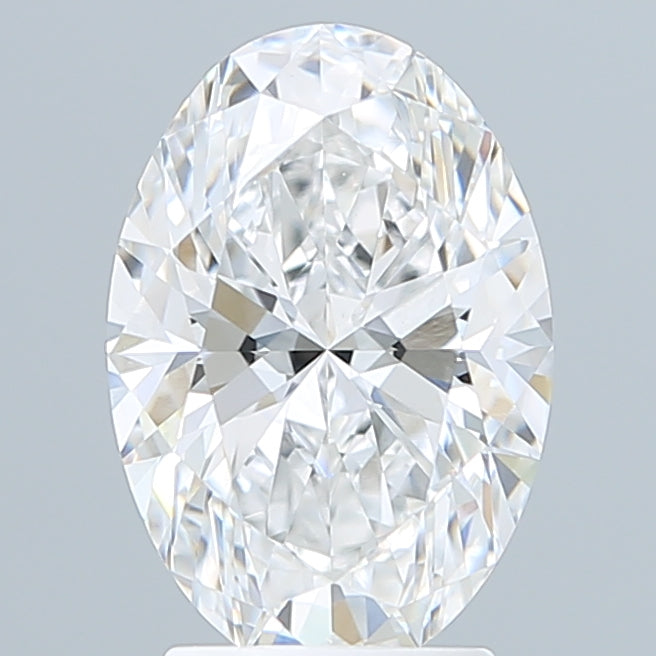 3.04 Carat Oval Shaped, Excellent Cut, D Color, VVS2 Clarity, IGI Certified Lab Grown Diamond