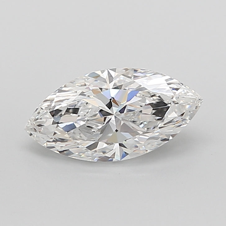 2.52 Carat Marquise Shaped, Ideal Cut, E Color, VVS2 Clarity, IGI Certified Lab Grown Diamond