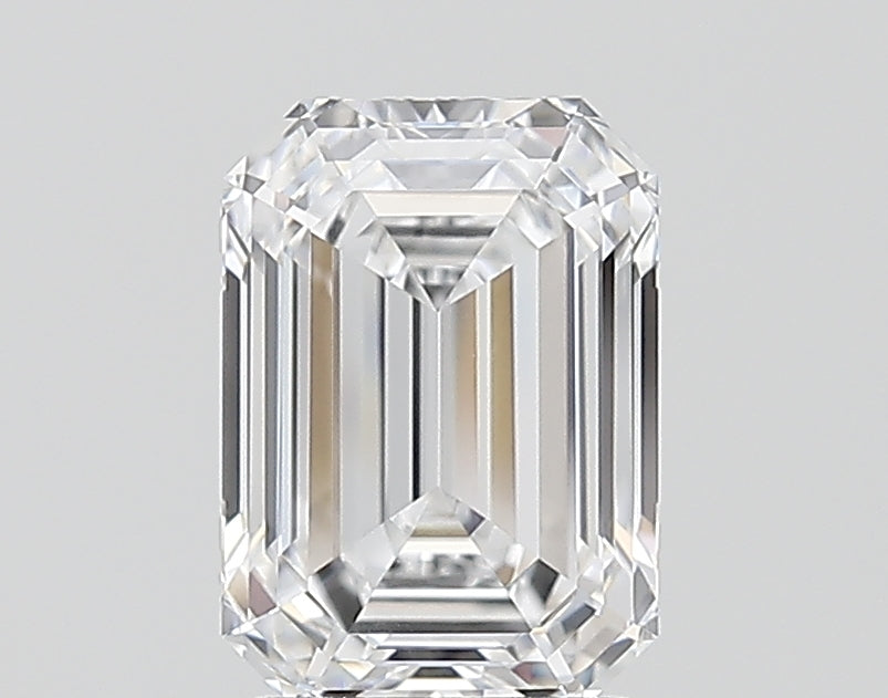 2.11 Carat Emerald Shaped, Ideal Cut, D Color, VVS2 Clarity, IGI Certified Lab Grown Diamond