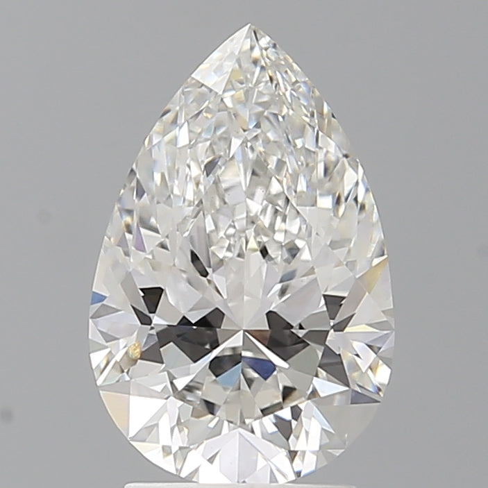 2.54 Carat Pear Shaped, Ideal Cut, E Color, VVS2 Clarity, IGI Certified Lab Grown Diamond