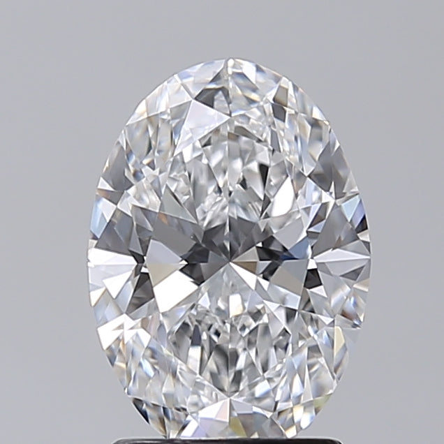 2.02 Carat Oval Shaped, Excellent Cut, D Color, VVS2 Clarity, IGI Certified Lab Grown Diamond