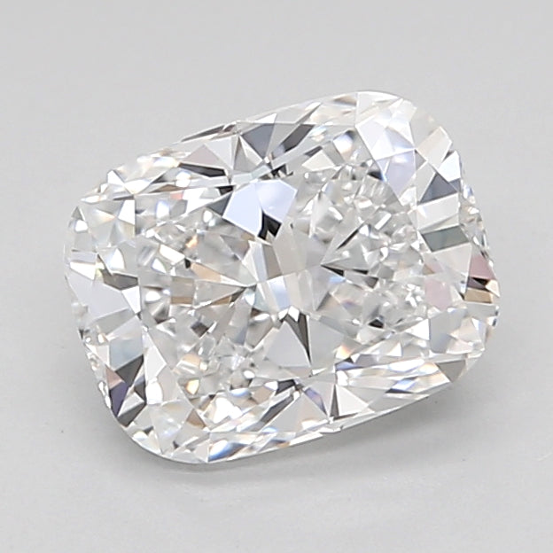 1.51 Carat Cushion Shaped, Ideal Cut, D Color, VVS2 Clarity, IGI Certified Lab Grown Diamond