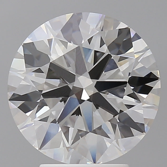 4.04 Carat Round Shaped, Ideal Cut, E Color, VVS2 Clarity, IGI Certified Lab Grown Diamond