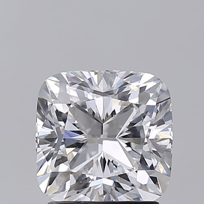 1.91 Carat Cushion Shaped, Ideal Cut, D Color, VS1 Clarity, IGI Certified Lab Grown Diamond