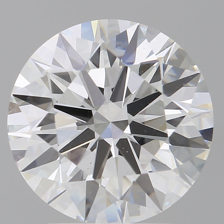 3.04 Carat Round Shaped, Ideal Cut, E Color, VS1 Clarity, IGI Certified Lab Grown Diamond