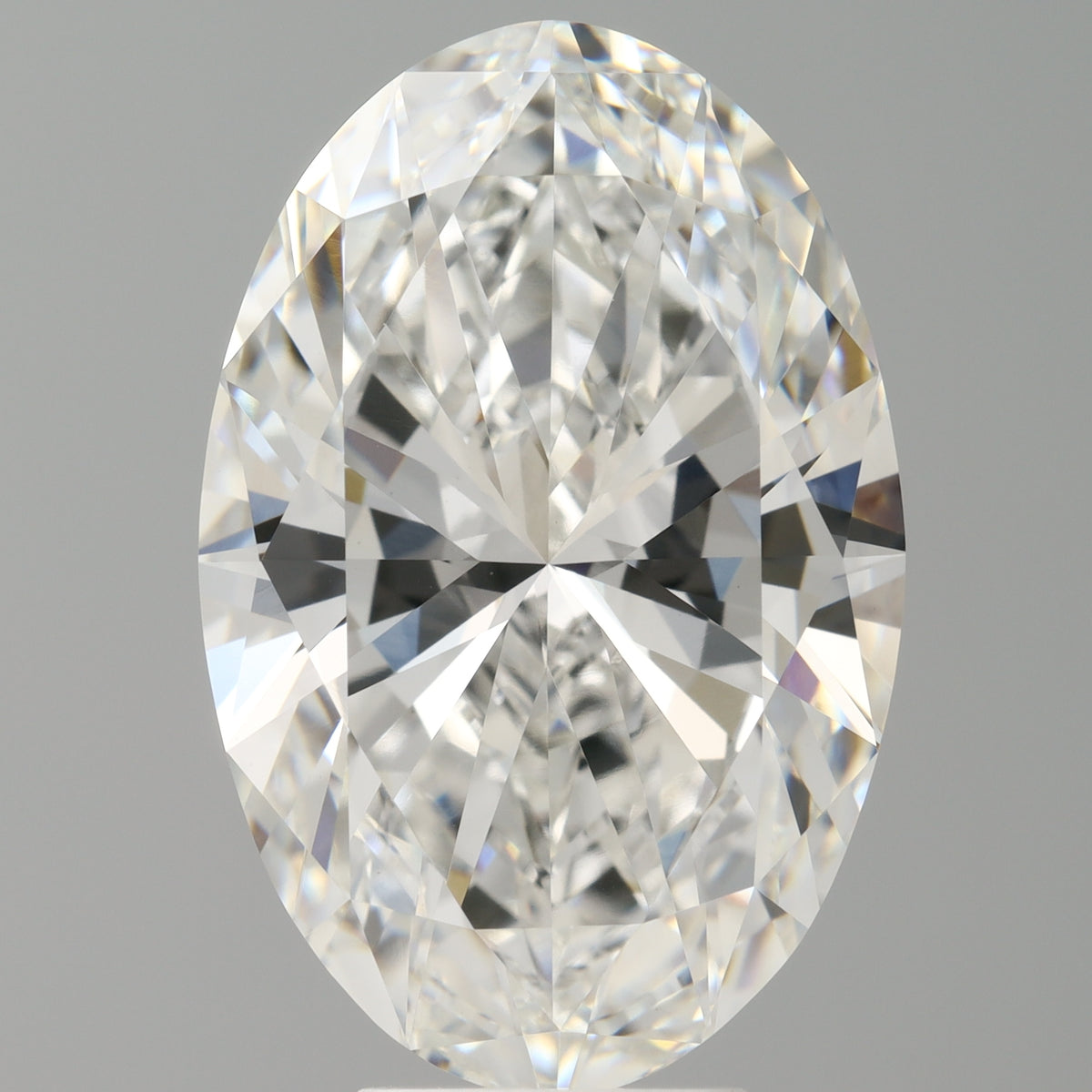 7.02 Carat Oval Shaped, Ideal Cut, E Color, VVS2 Clarity, IGI Certified Lab Grown Diamond