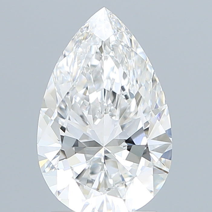 2.18 Carat Pear Shaped, Ideal Cut, E Color, VVS2 Clarity, IGI Certified Lab Grown Diamond