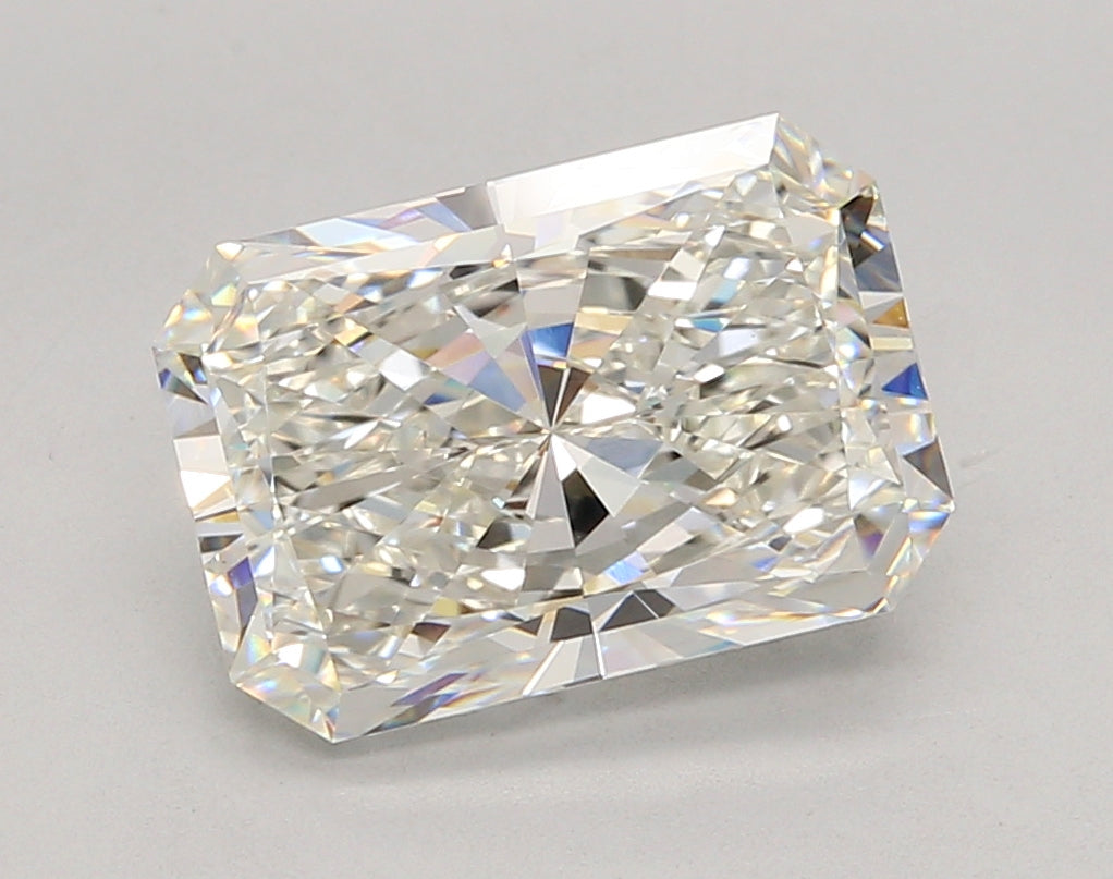 4.03 Carat Radiant Shaped, Ideal Cut, G Color, VVS2 Clarity, IGI Certified Lab Grown Diamond