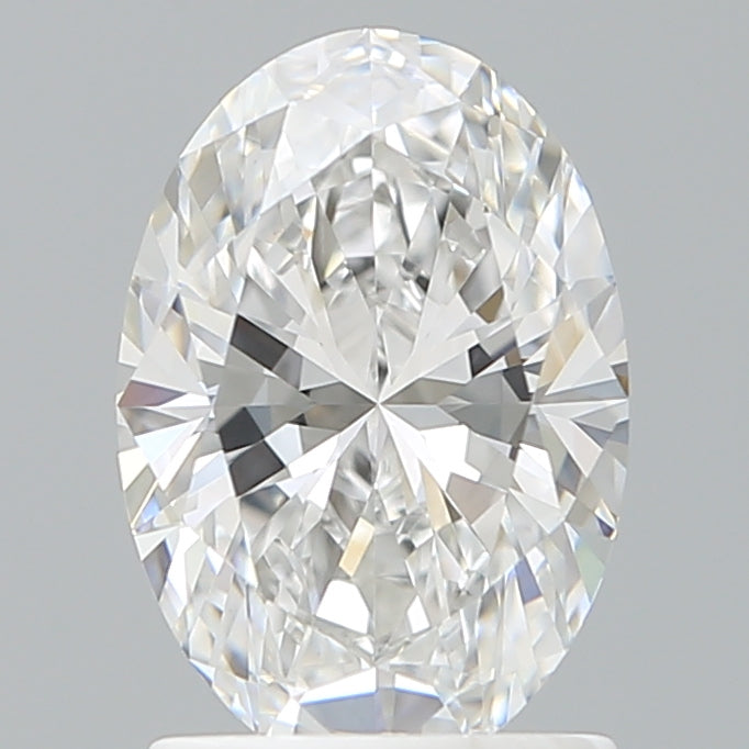 1.60 Carat Oval Shaped, Ideal Cut, D Color, VVS2 Clarity, IGI Certified Lab Grown Diamond