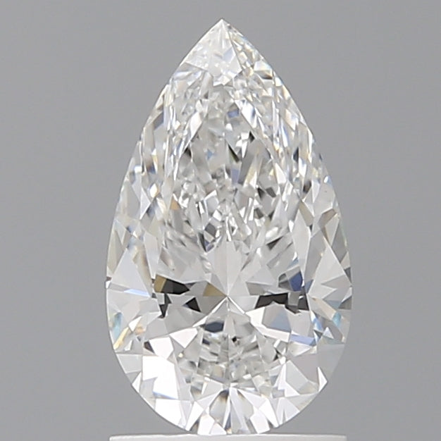 1.51 Carat Pear Shaped, Ideal Cut, E Color, VVS2 Clarity, IGI Certified Lab Grown Diamond